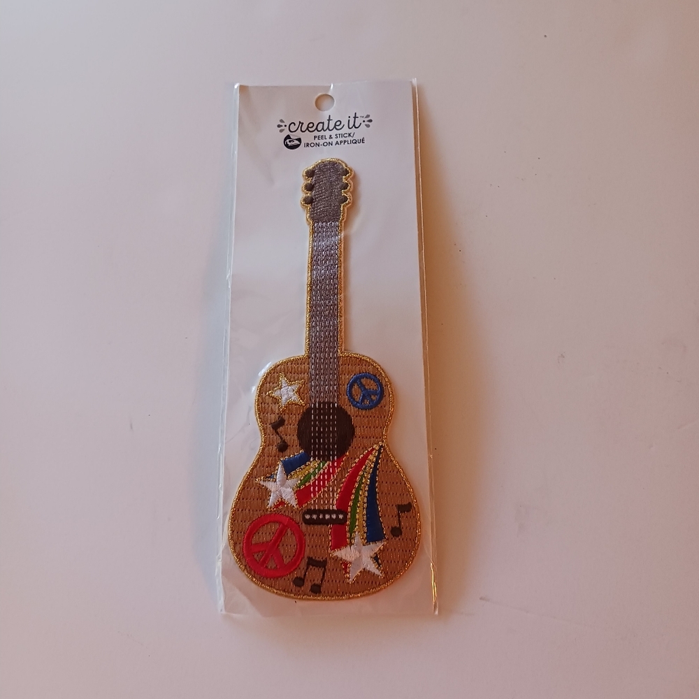 Create It Peel & Stick Iron - On Guitar Applique